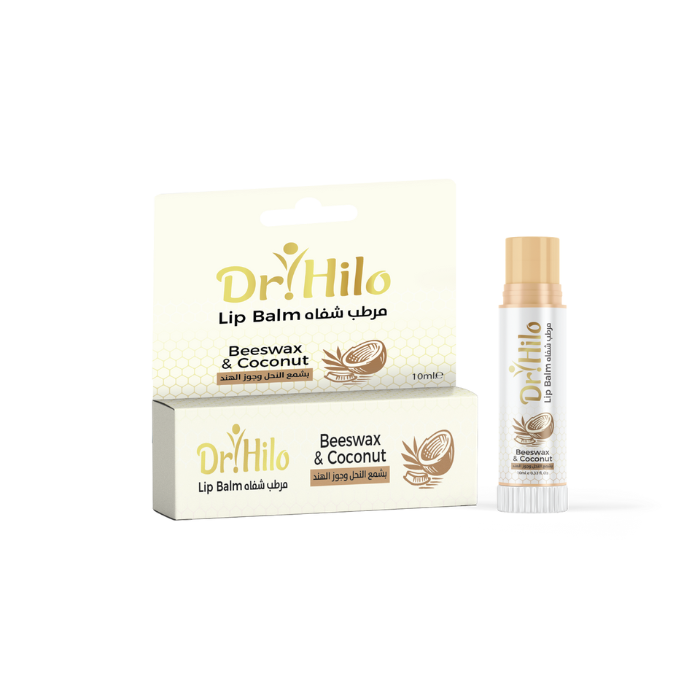 Dr Hilo Lip Balm with beeswax & coconut oil 10ml