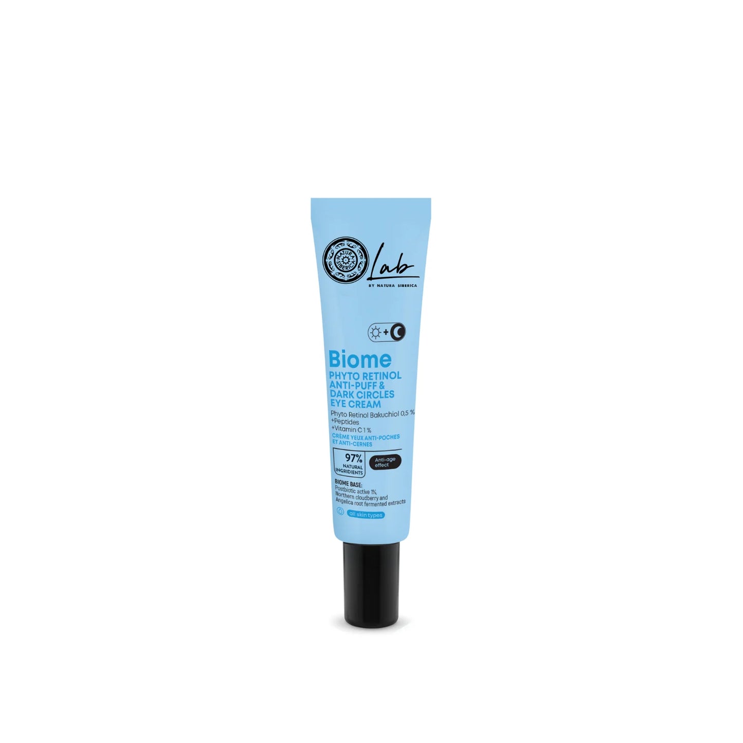 Natura Siberica Biome. Phyto Retinol Anti-Puff & Dark Circles Eye Cream 30 ml