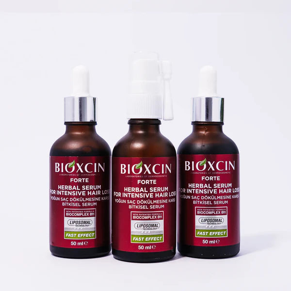 Bioxcin Forte Serum 3x50ml Intensive Hair Loss Herbal Serum