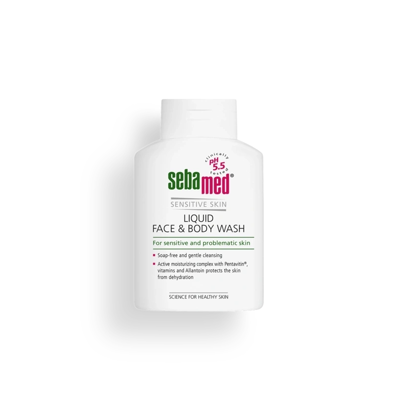 SebaMed Sensitive Skin Liquid Face and Body Wash 200ml