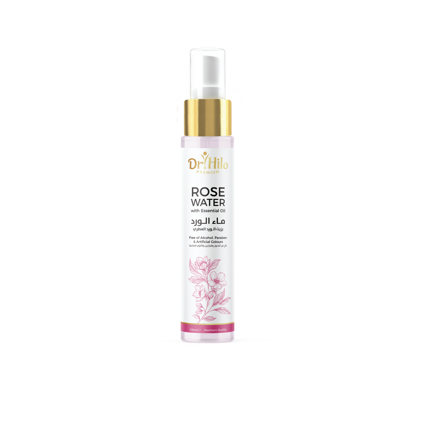 Dr Hilo Rose Water with rose essential oil 100ml