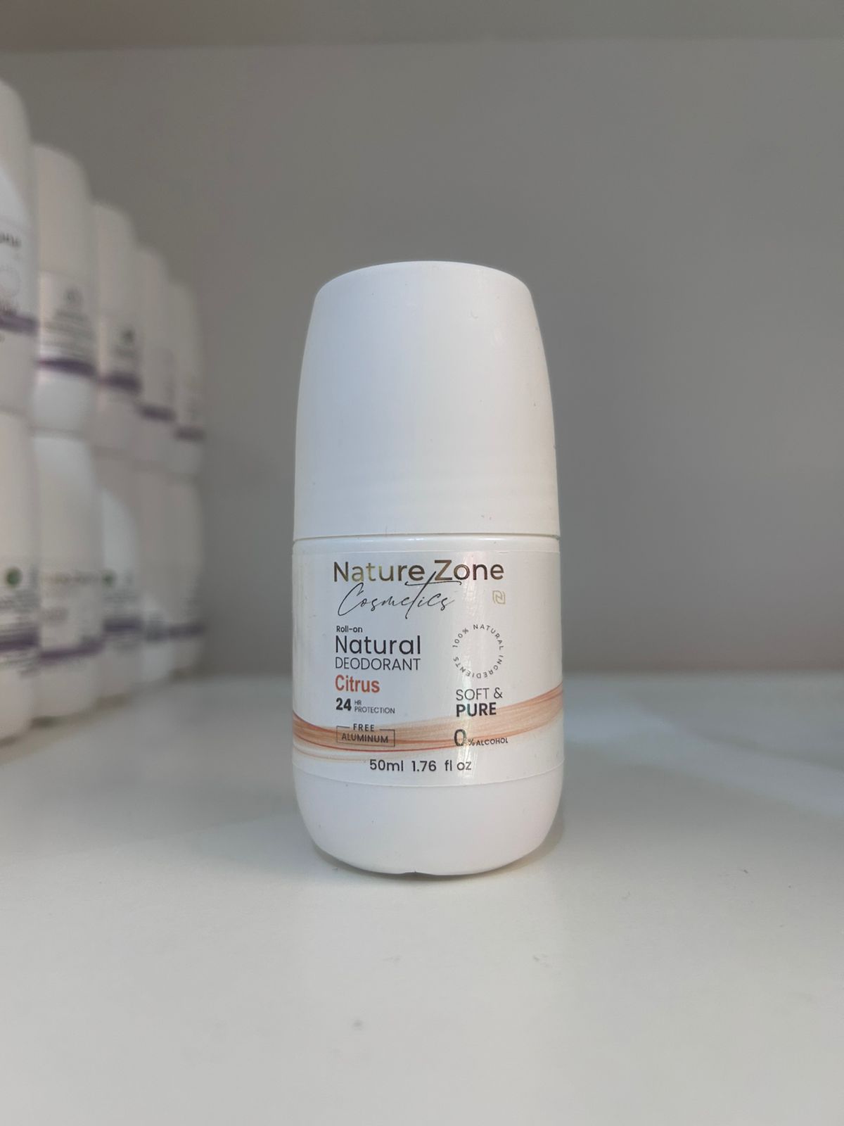 Nature Zone All Natural Deodorant Roll-On 50ml