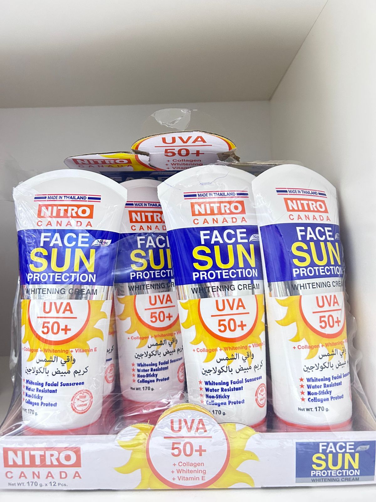 NitroCanada Face Sun Protection Whitening Cream 170g SPF50