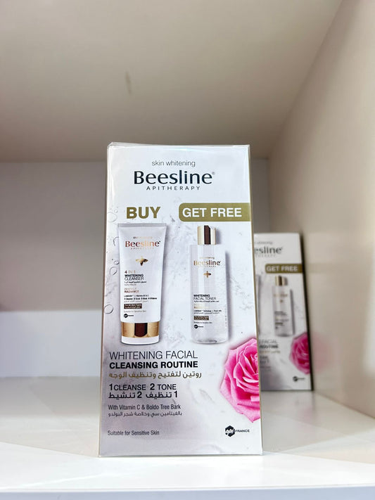 Beesline Whitening Facial Cleansing Routine