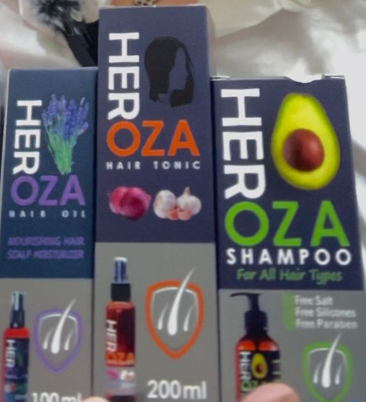 Heroza Package Shampoo+Tonic+Oil