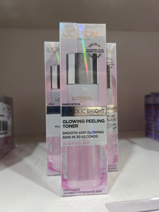 Loreal Glycolic Bright Glowing Peeling Toner 128ml