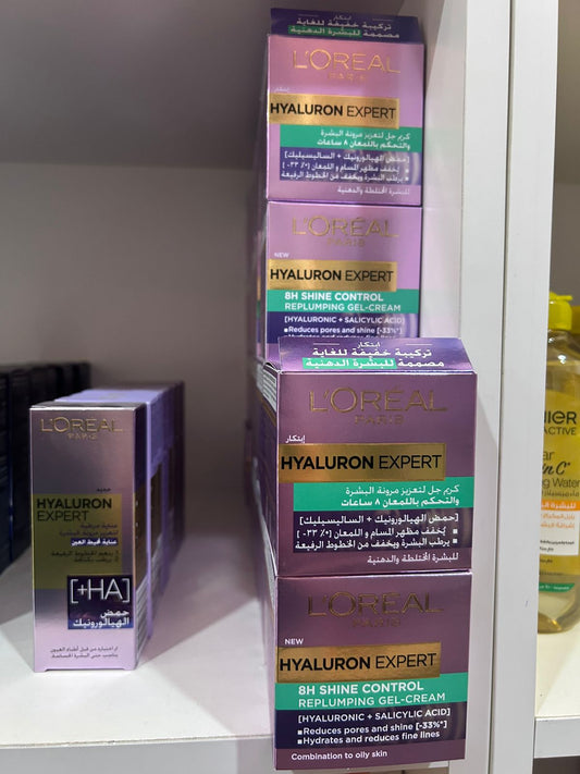 Loreal Hyaluron Expert 8hr RePlumping Gel-Cream 50ml