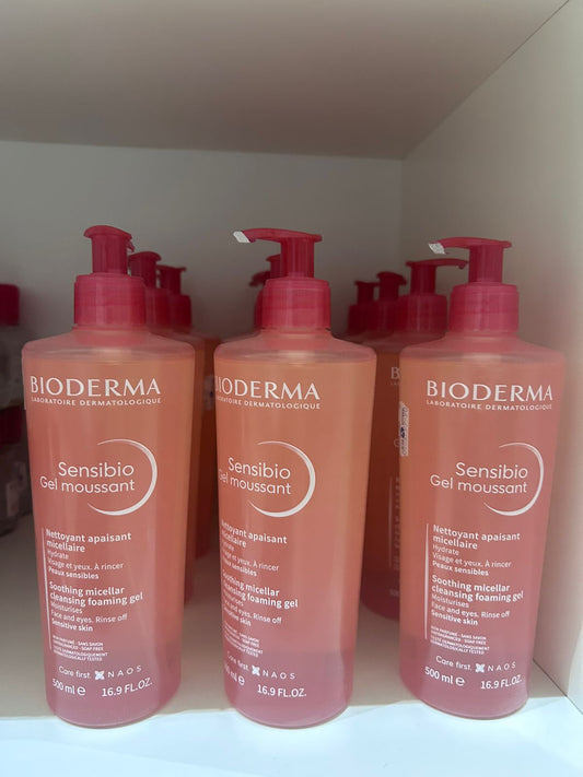 Bioderma Sensibo Gel Moussant Smoothing Micellar Foaming Gel for Sensitive Skin 500ml