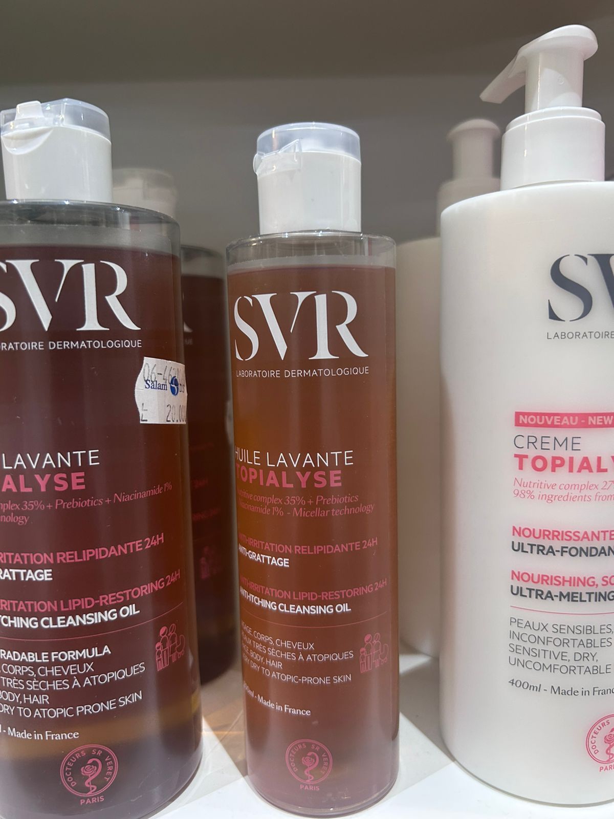 SVR Huile Topialyse Anti-Itching Cleansing Oil