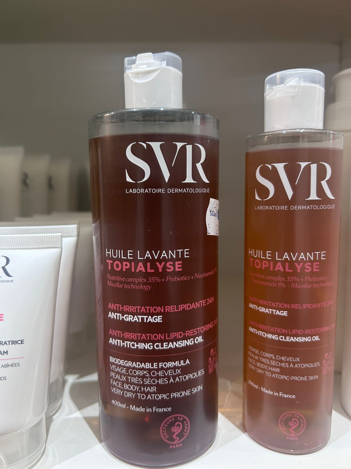 SVR Huile Topialyse Anti-Itching Cleansing Oil