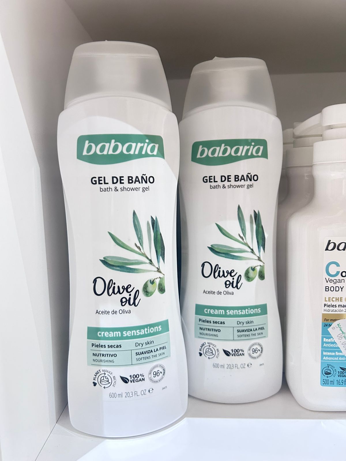 Babaria Olive Oil Shower Gel 600ml