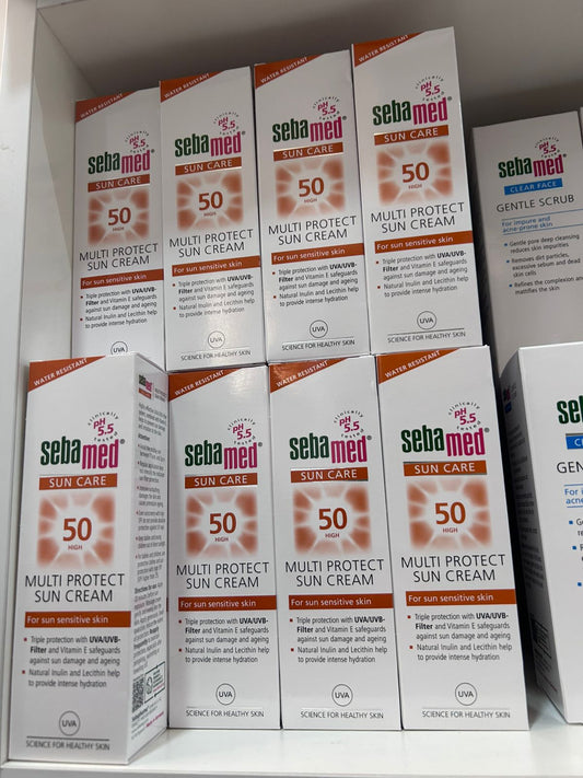 SebaMed Multi-Protect Sun Cream For Sun Sensitive Skin SPF50 75ml