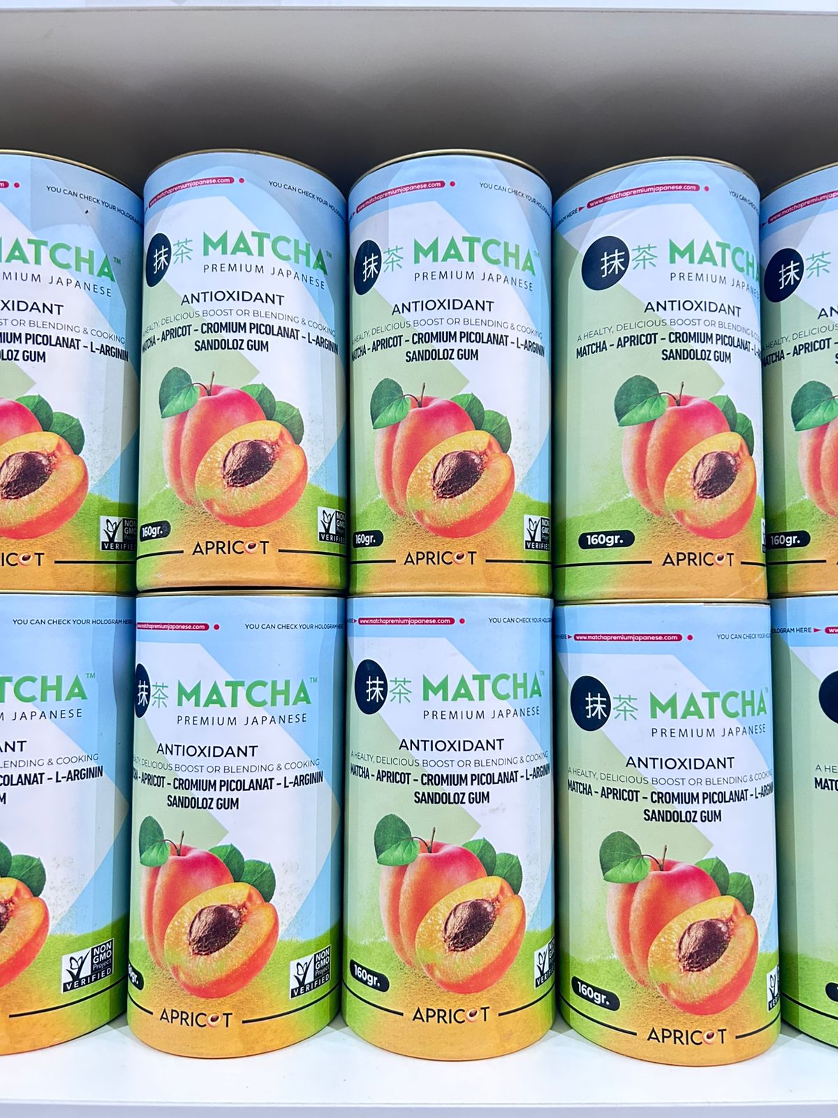 Matcha Premium Japanese Antioxidant Apricot 160gm
