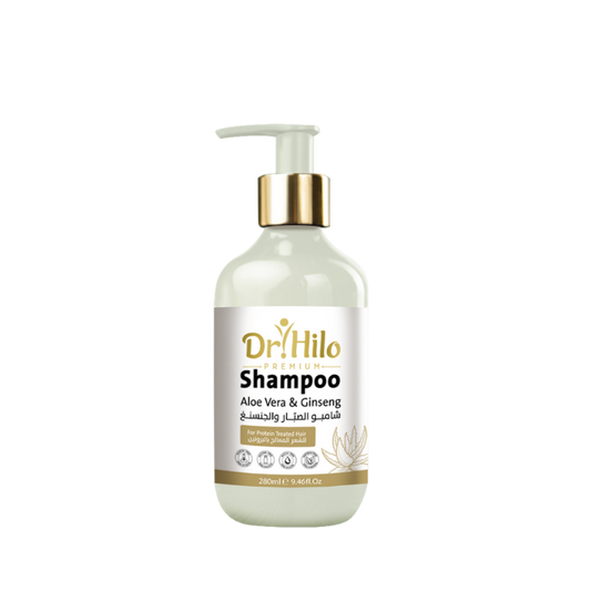 Dr Hilo Aloe Vera & Ginseng Shampoo for protein treated hair 280ml