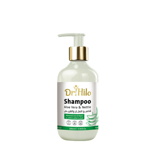 Dr Hilo Aloe Vera & Nettle Shampoo for hair loss and oily dandruff 280ml