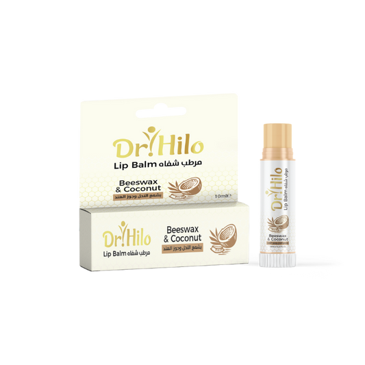 Dr Hilo Lip Balm with beeswax & coconut oil 10ml