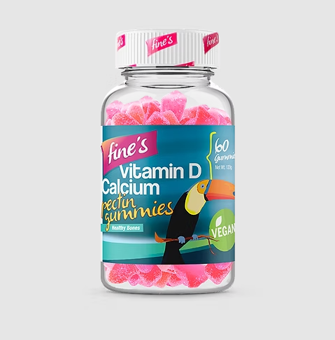 Fine's Vitamin D + Calcium 60 Gummies