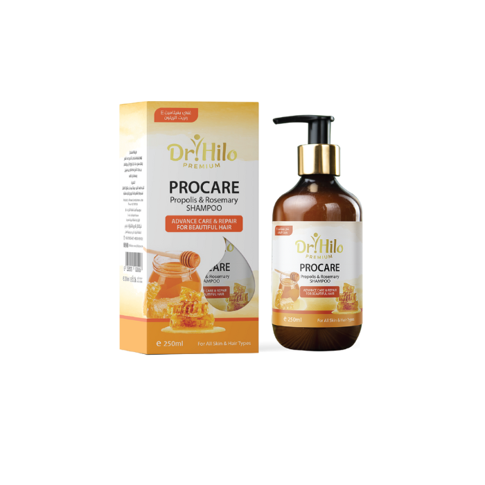 Dr Hilo Propolis & Rosemary Shampoo for hair loss & stubborn dandruff 280ml