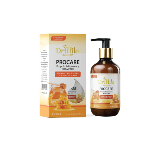 Dr Hilo Propolis & Rosemary Shampoo for hair loss & stubborn dandruff 280ml