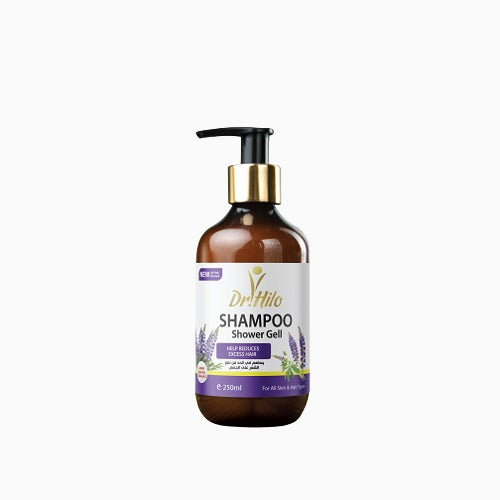 Dr Hilo Body Shampoo to reduce excess hair with lupine and cypress 250ml