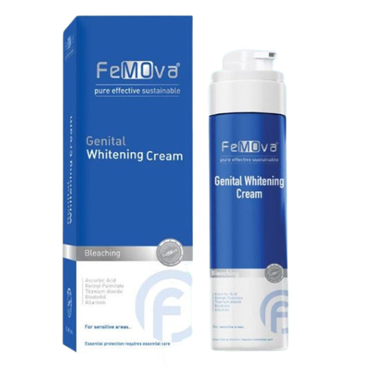 Femova Genital Whitening Cream (Sensitive Area) 100ml for skin care, effective lightening and moisturizing for sensitive areas.