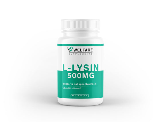 Welfare L-lysin with Vitamin C 60 Cap