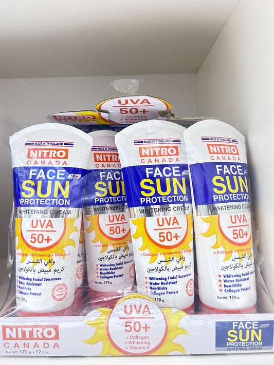 NitroCanada Face Sun Protection Whitening Cream 170g SPF50