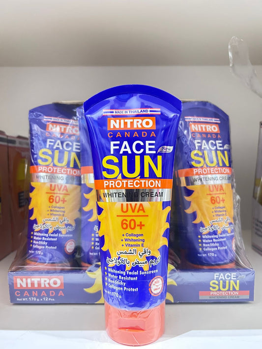 NitroCanada Face Sun Protection Whitening Cream 170g SPF60