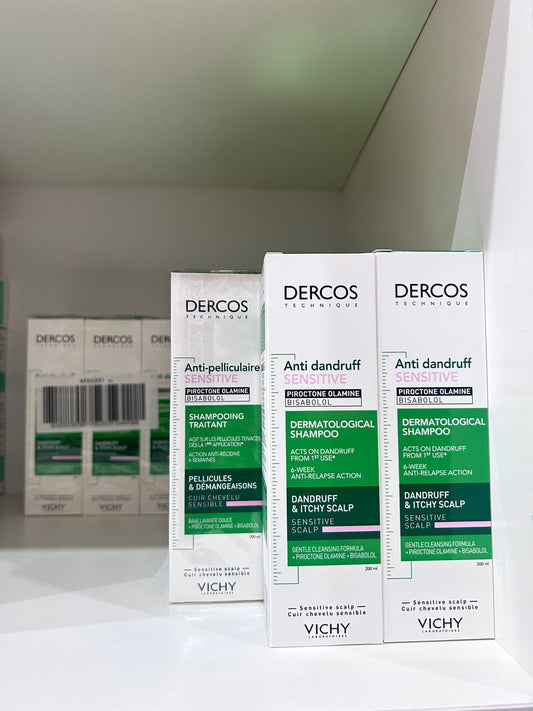 Vichy DERCOS Anti-Dandruff - Sensitive Scalp Shampoo 200ml
