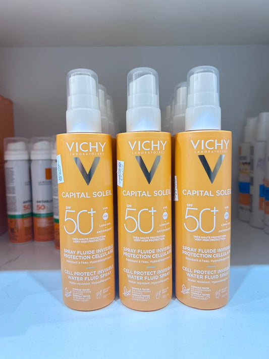 Vichy Captial Soliel Cell Protect Invisible Water Fluid Spray SPF50 200ml