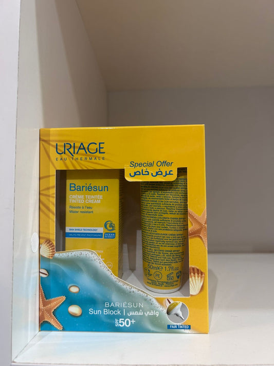 Uriage Bariesun Sunblock SPF50 Fair Tinted Offer 1+1 50ml