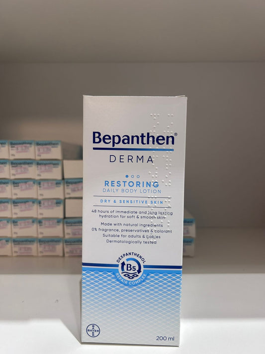 Bepanthen Restoring Daily Body Lotion For Dry and Sensitive Skin 200ml