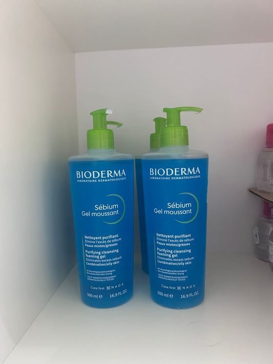 Bioderma Sebium Purifying Foaming Cleansing Gel for Combination/Oily Skin 500ml