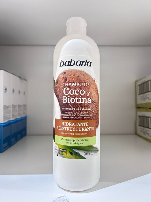 Babaria Coconut and Bioten Shampoo 700ml