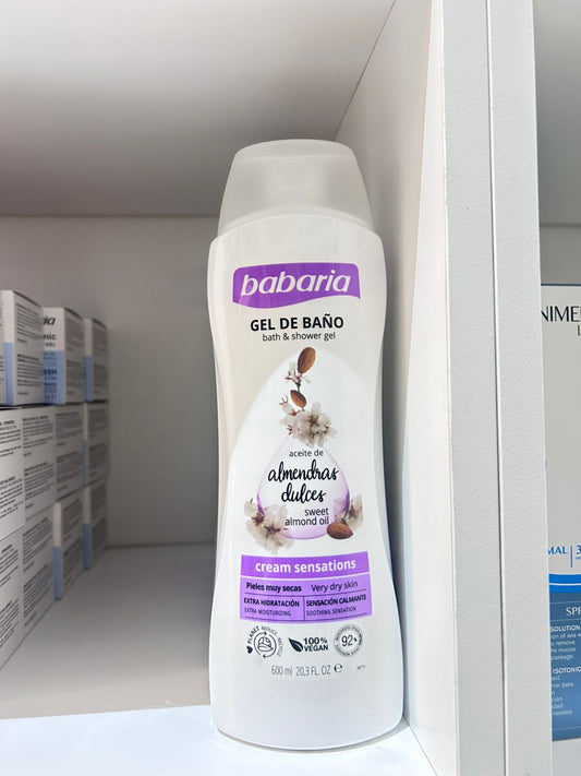 Babaria Sweet Almond Oil Shower Gel 600ml