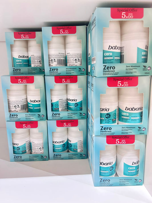 Babaria ZERO Deodorant Offer 1+1 50ml