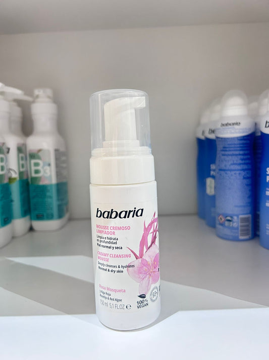 Babaria Creamy Cleansing Mousse Rosehip and Red Algae 150ml