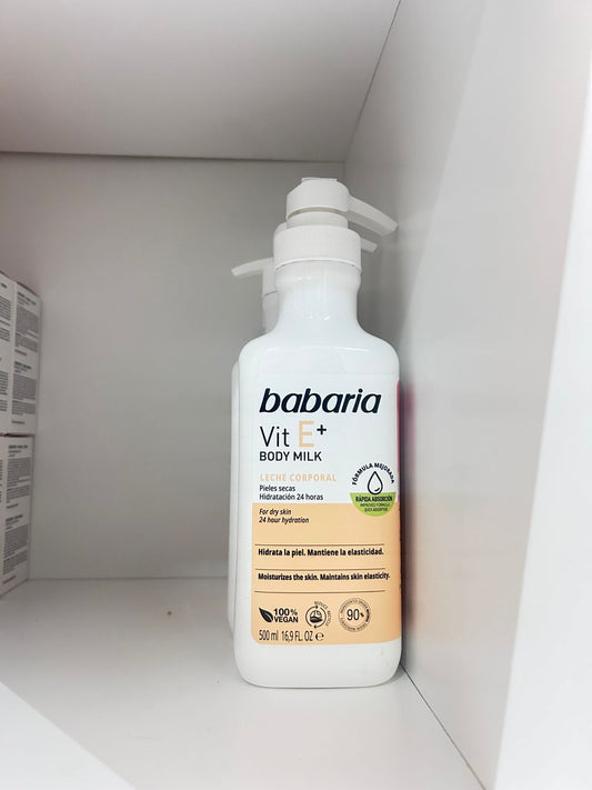 Babaria Vit E Body Milk 500ml
