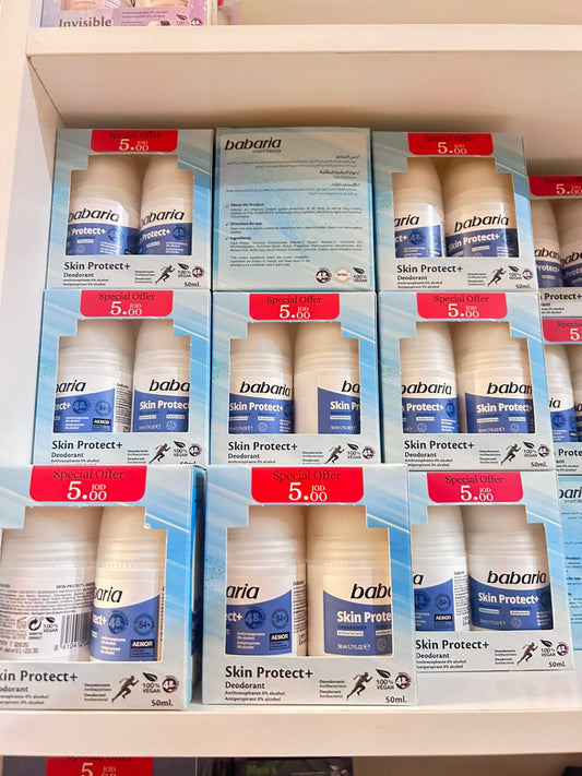 Babaria Skin Protect+ Deodorant Offer 1+1 50ml