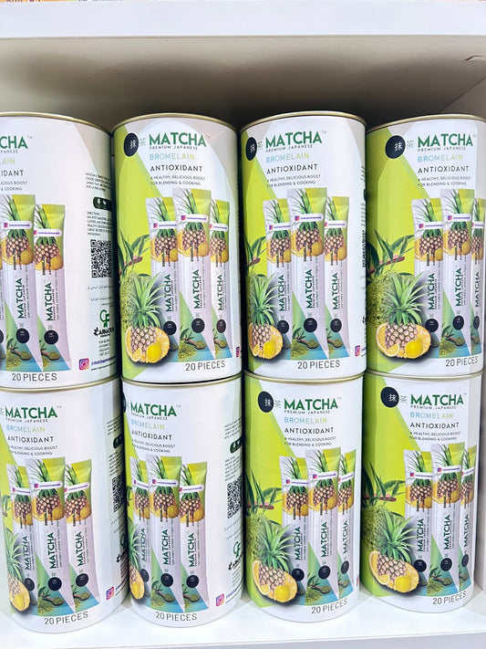 Matcha Premium Japanese Bromelain Antioxidant Lemon and Pineapple 20 pieces