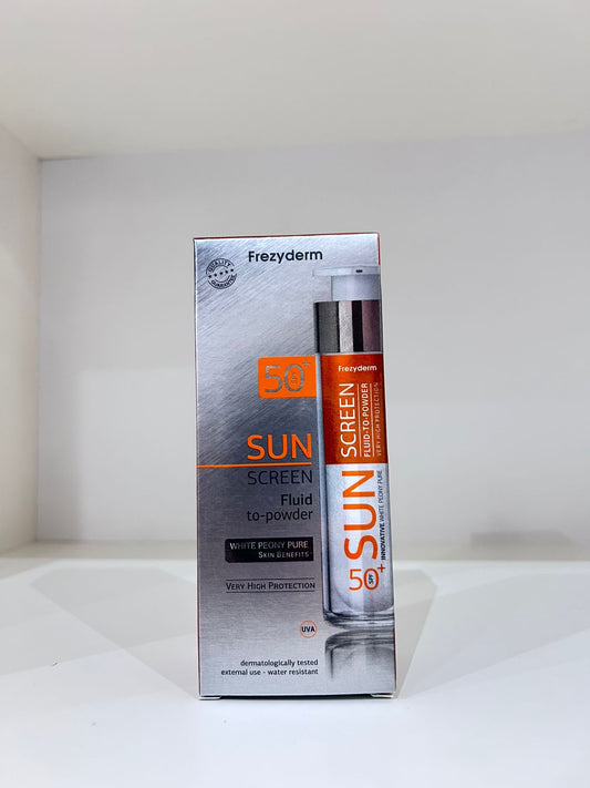 FrezyDerm Sunscreen Fluid to Powder SPF50 50ml