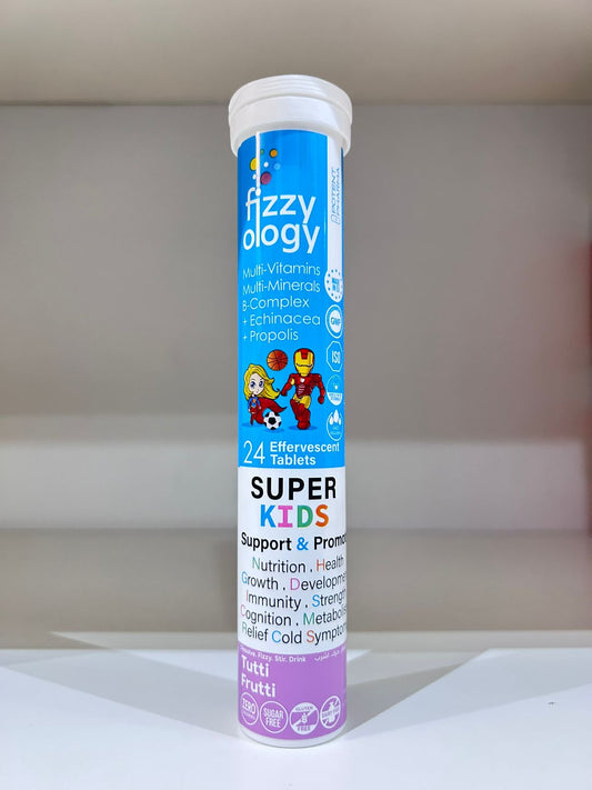 Superkids Fizzology Tutti-frutti Flavor 24 effervescent tab